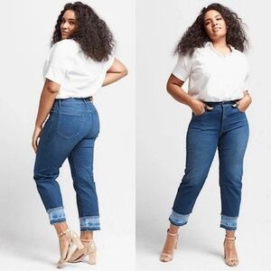 ABLE Straight Leg High-Rise Jeans Elena Wash